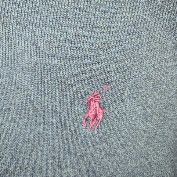 Ralph Lauren Olive Green Zip-Up Sweater - Picture 2 of 4
